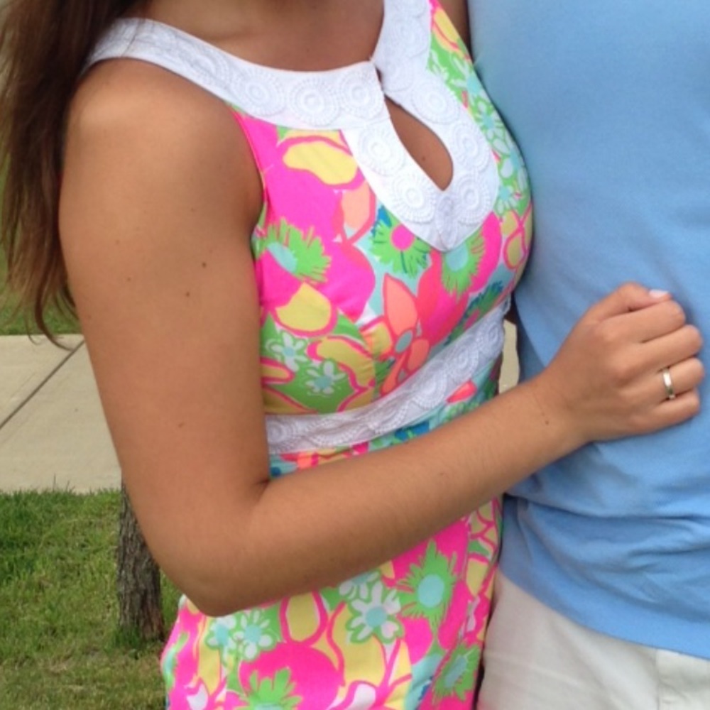 Lilly Pulitzer neon dress